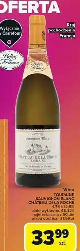 Carrefour Wino Touraine Domaine De La Rochette Sauvignon oferta