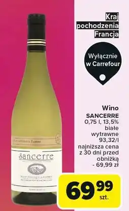 Carrefour Wino Sancerre La Guiberte oferta