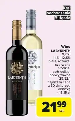 Carrefour Wino Labyrinth Rose oferta