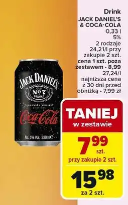 Carrefour Drink Jack Daniel's & Cola oferta
