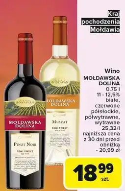 Carrefour Wino Mołdawska Winnica Muscat oferta