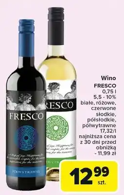Carrefour Wino Fresco Semi Dry oferta