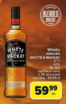 Carrefour Whisky Whyte & Mackay oferta