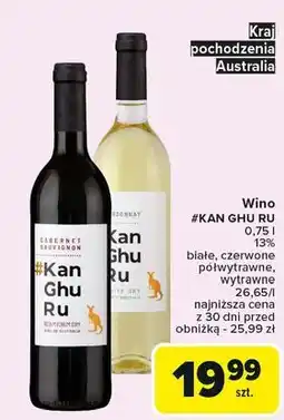 Carrefour Wino Kan Ghu Ru oferta