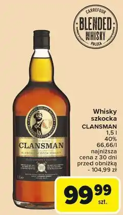 Carrefour Whisky Clansman oferta