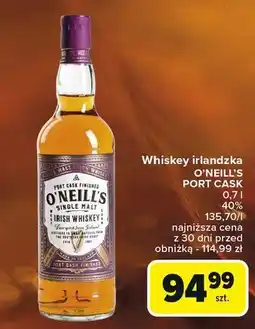 Carrefour Whisky O'neill's oferta