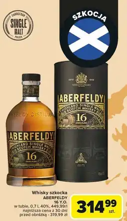 Carrefour Whisky puszka Aberfeldy 16 Yo oferta