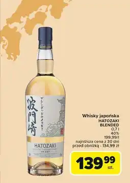 Carrefour Whisky Hatozaki Japanese Blended oferta