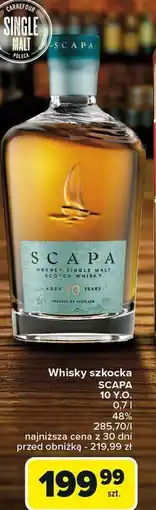 Carrefour Whisky Scapa 10 oferta