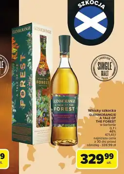 Carrefour Whisky karton Glenmorangie A Tale Of The Forest oferta