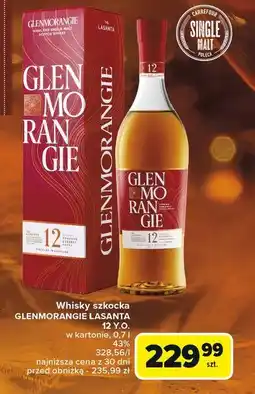 Carrefour Whisky karton Glenmorangie The Lasanta 12Yo oferta