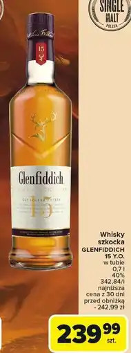 Carrefour Whisky Glenfiddich 15 Yo oferta
