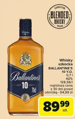 Carrefour Whisky Ballantine's 10 Yo oferta