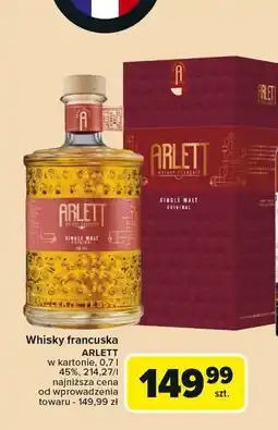 Carrefour Whisky karton Arlett oferta