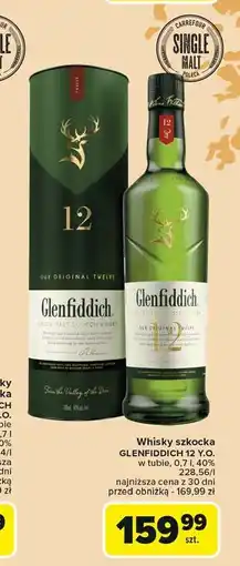 Carrefour Whisky tuba Glenfiddich 12 Yo oferta