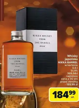 Carrefour Whisky karton Nikka From The Barrel oferta