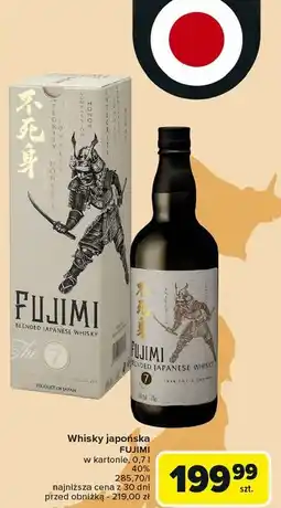 Carrefour Whisky karton Fujimi Blended 7 oferta