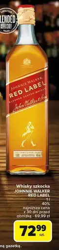Carrefour Whisky Johnnie Walker Red Label oferta