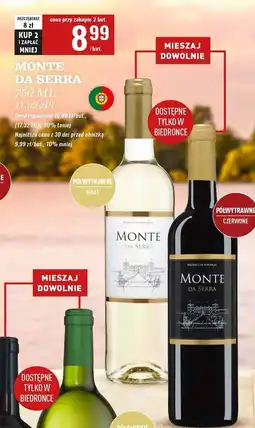 Biedronka Wino półwytrawne Monte Da Serra oferta