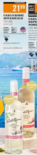 Biedronka Wino aloe vera lychee Carlo Rossi Botanicals oferta