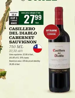 Biedronka Wino Casillero Del Diablo Cabernet Sauvignon oferta