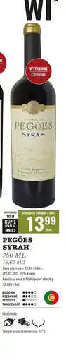 Biedronka Wino Pegoes Syrah oferta