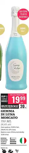 Biedronka Wino Gemma Di Luna Moscato oferta