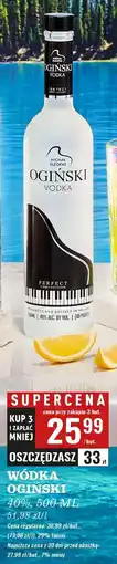 Biedronka Wódka Ogiński Vodka oferta