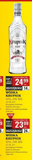 Biedronka Wódka Krupnik Premium oferta