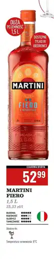 Biedronka Vermouth Martini Fiero oferta