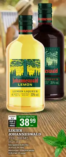 Biedronka Likier lemon Johanneswald oferta