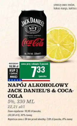 Biedronka Drink Jack Daniel's & Cola oferta