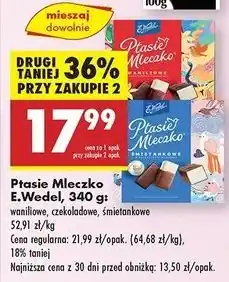 Biedronka Czekoladki czekoladowe E. Wedel Ptasie Mleczko oferta