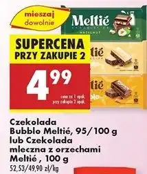 Biedronka Czekolada bubblo biała Meltie oferta