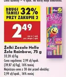 Biedronka Żelki rainbow Zozole oferta