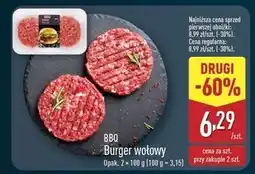 ALDI Burger wołowy Bbq (Aldi) oferta