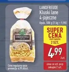 ALDI Makaron kluski lane Landfreude oferta