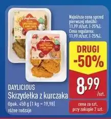 ALDI Skrzydełka z kurczaka łagodne Daylicious oferta