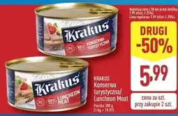 ALDI Konserwa luncheon meat Krakus Animex oferta