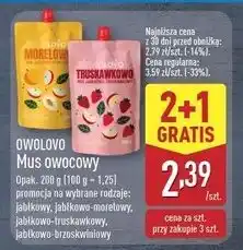 ALDI Mus jabłkowo-brzoskwiniowy Owolovo oferta