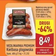 ALDI Kiełbasa głogowska Wędliniarnia Premium oferta