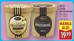 ALDI Lody proteinowe waniliowe Mucci oferta