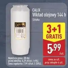ALDI Wkład olejowy do znicza 144 h Calix oferta