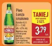ALDI Piwo Łomża Mirabelka oferta