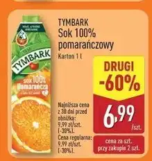 ALDI Sok pomarańczowy Tymbark oferta