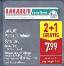ALDI Pasta do zębów Lacalut Sensitive oferta
