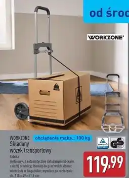 ALDI Wózek transportowy składany do 100 kg Workzone oferta