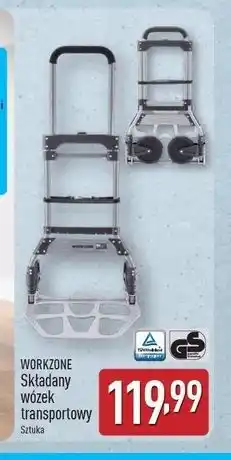 ALDI Wózek transportowy składany do 90 kg Workzone oferta