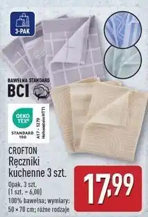 ALDI Ręczniki kuchenne 50 x 70 cm Crofton oferta