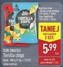 ALDI Chipsy tortilla papryka Sun Snacks oferta